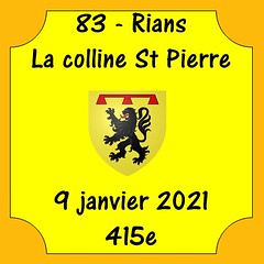 83 - Rians - La colline St Pierre - 9 janvier 2021 - 315e