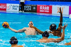 World Aquatics Championship. Waterpolo. Tercer puesto. Hombres. ESP-FRA. Doha. Febrero 2024