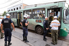 PBH faz ação de fiscalização dos ônibus do transporte coletivo de Belo Horizonte na região do Barreiro - 26/02/2024