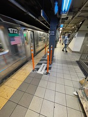 MTA Installs Portable Safety Stanchions at 125 St Station