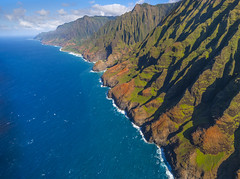 Napali Coast Aerial Photography Helicopter Tour Kauai Hawaii Ocean Art Seascape Fuji GFX100s! Elliot McGucken Fine Art Hawaiian Islands Landscape Nature Photography! Nā Pali Coast State Wilderness Park Master Medium Format Fine Art Photographer