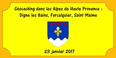 04 - Geocaching dans les Alpes de Haute Provence - 23 janvier 2017