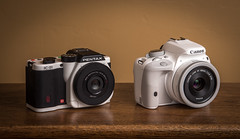 Pentax K-01 (2012) / Canon EOS Kiss X7 (2013)