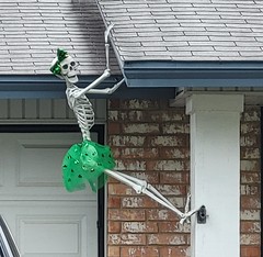 St. Patrick's Day skeleton