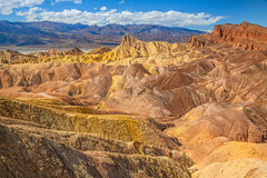 Death Valley NP Zabriskie Point Fine Art Landscape Photography California Desert American Southwest! Death Valley National Park Winter Storm Clouds! Elliot McGucken Fine Art  Nature Photography!