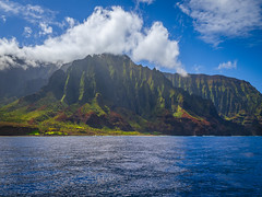 Napali Coast Sailboat Boat Tour Photography Kauai Hawaii Sunset Ocean Art Seascape Blue Water Fuji GFX100s! Elliot McGucken Fine Art Hawaiian Islands Landscape Nature Photography! Nā Pali Coast State Wilderness Park Master Medium Format Fine Art