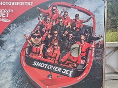 Shot over Jet Boat Queenstown New Zealand