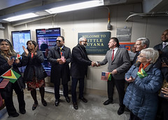 MTA Unveils "Welcome to Little Guyana" Plaque at Queens Subway Station