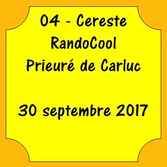 04 - Cereste - RandoCool - Carluc - 30 septembre 2017