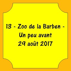 13 - Zoo la Barben - 29 août 2017