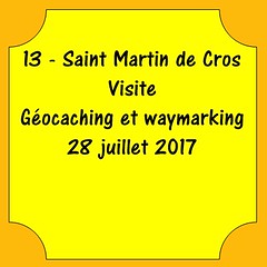 13 - Saint Martin de Cros - Visite - Géocaching et waymarking