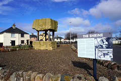 Prestonpans miners memorial.