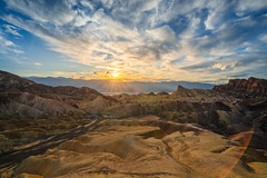 Death Valley Zabriskie Point Zen Tao Fine Art Landscape Nature Photography! Beautiful Sunset Zabriskie Point Death Valley National Park California Desert! Elliot McGucken 45EPIC Master Photographer