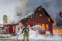 Brannen på Hove Catering/The fire at Hove catering