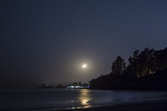 pacific moonset