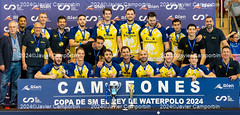 Waterpolo. Copa del Rey. Final. C.N. Atl. Barceloneta-C.N.Sabadell. Abril 2024.