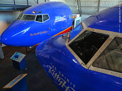 Southwest 737's at Frontiers of Flight Museum, 17 Mar 2023