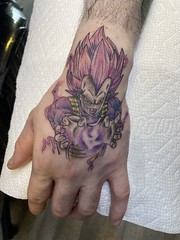 Vegeta - Dragonball Z Anime Tattoo - Lyfestyle Tattoos