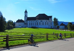 The Pilgrimage Church of Wies ("Wieskirche") in Steingaten, Germany