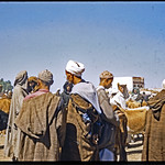 Vintage Kodachrome. Auguste 1955. Morocco. Souk à Settat.
