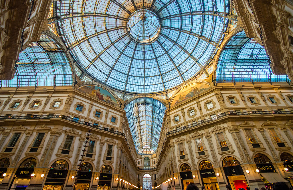 Galerie Victor-Emmanuel II, à Milan