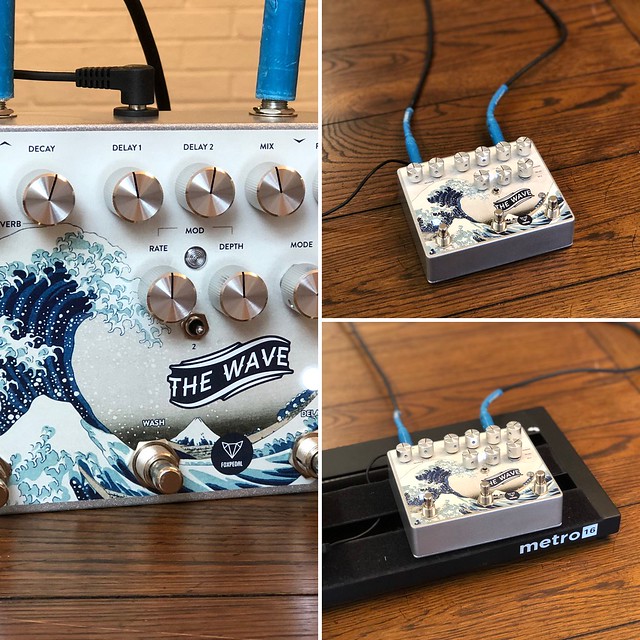Photo：FoxPedal The Wave Reverb and Delay Pedal By GuitarChalk