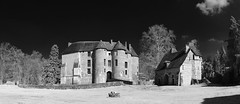 Le Château d-Harcourt (Infrared) - Photo of Iville