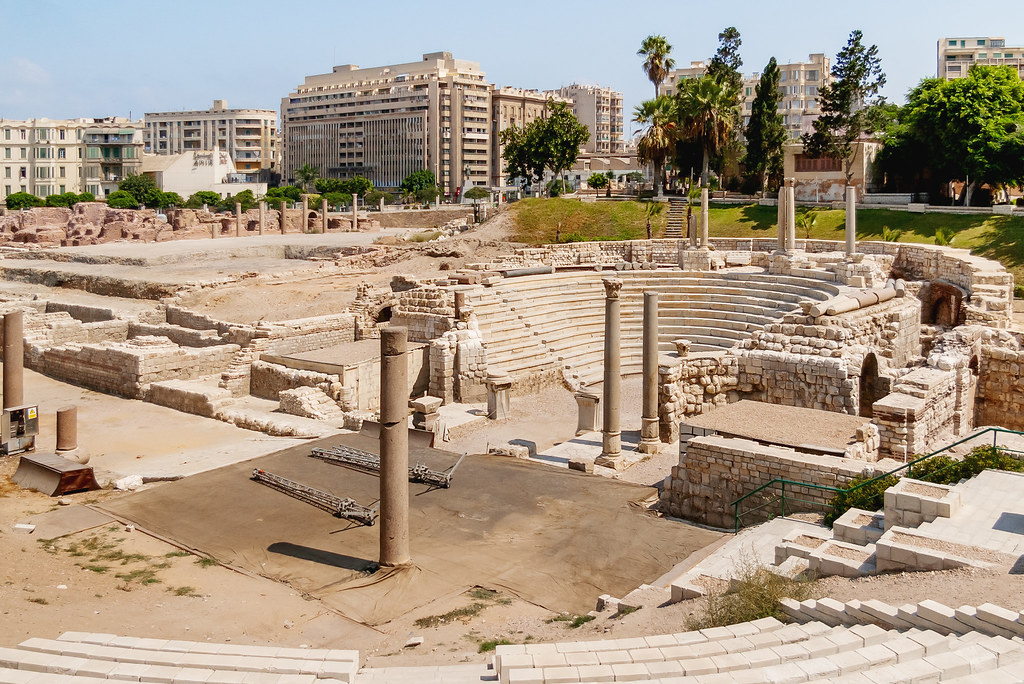 Site roman de Kom el-Dik, à Alexandrie