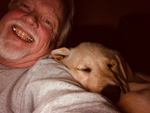Dad and Rocky - 12 weeks