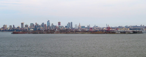 Brooklyn, New York, View from the Pedestal, Statue of Liberty National Monument, Liberty Island, New York, New York