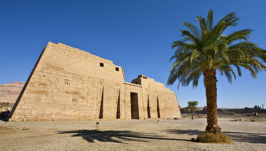 Visite du temple funéraire de Ramsès III