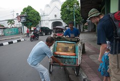 Przejazd rikszą po Yogyakarta