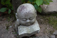 Posąg Buddy Jizo w świątyni Daisho-in