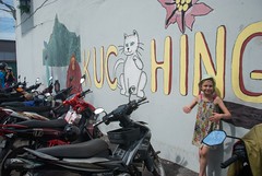 Kocie graffiti w Kuching