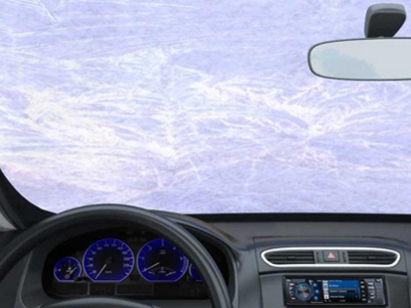 My windshield defrosts itself in less than 5 minutes!