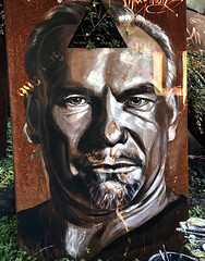 Max More - painted portrait - Photo of Fontaines-Saint-Martin
