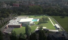 (détourée) Piscine de Hautepierre vue de drone - Photo of Schnersheim