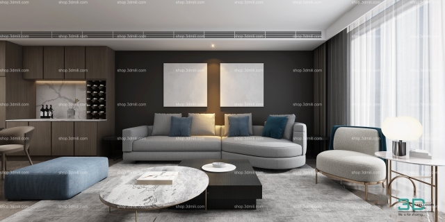 357. Sell Album Modern LIVING ROOM HOT Vol 5 - 3ds Max Store 2024 ...