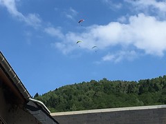 Parapente, Paragliding over Saint-Lary, France, mobile 4
