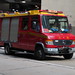Fire Engine F 243 , light rescue unit , leaves Yau Tong Fire Station for mission , Hong Kong Fire Service Department .