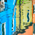 Coloured Houses Reflected by Martin Parratt