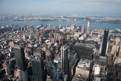 Widok na Manhattan z Empire States Building
