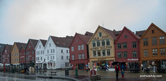 Bergen w deszczu
