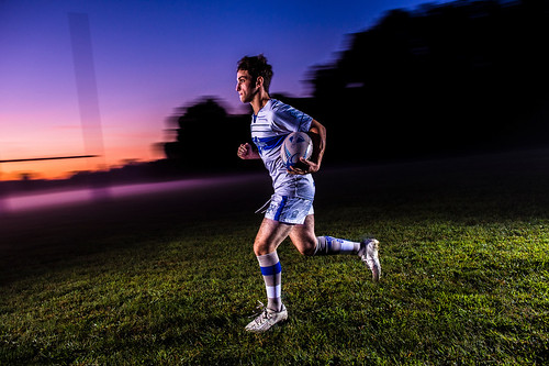 Advertising Photography for Franklin & Marshal College's Rugby team.