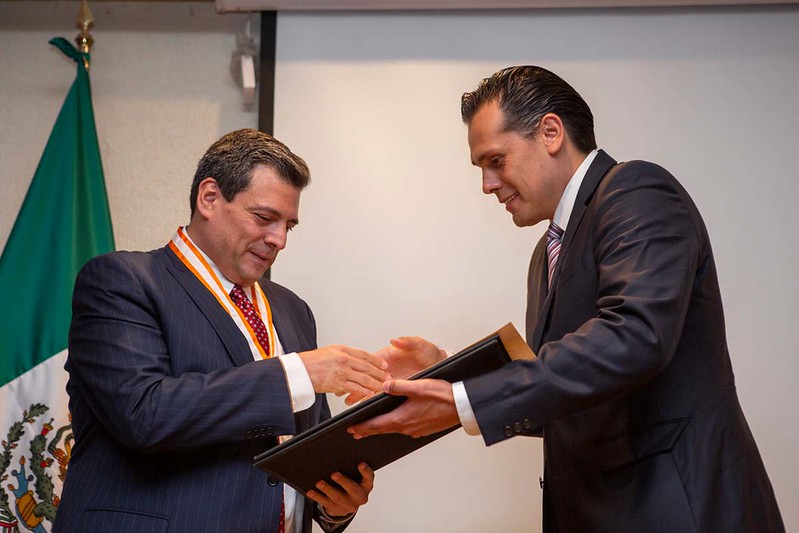 Firma de convenio y Entrega de medalla Anáhuac en Ciencias del Deporte 2019