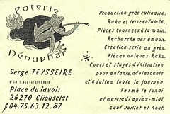 Poterie Nénuphar, Serge Teysseire, Cliousclat (Drôme)