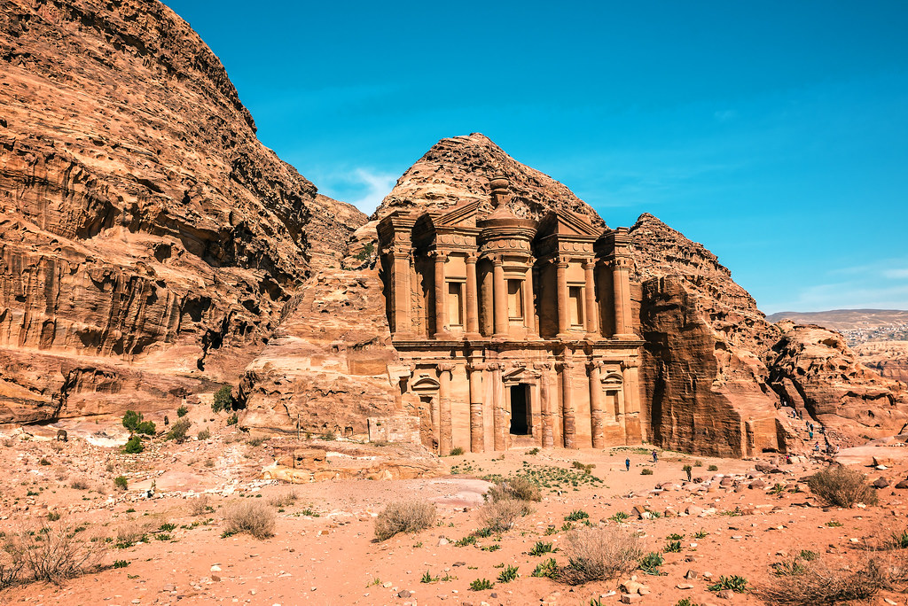 Le temple d'El Deir, à Pétra