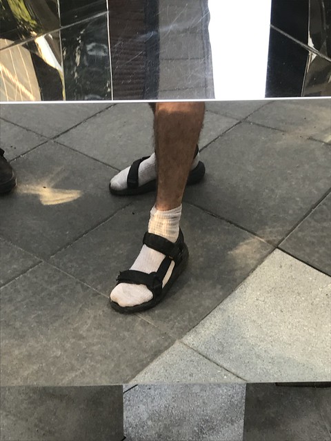 socks and sandals