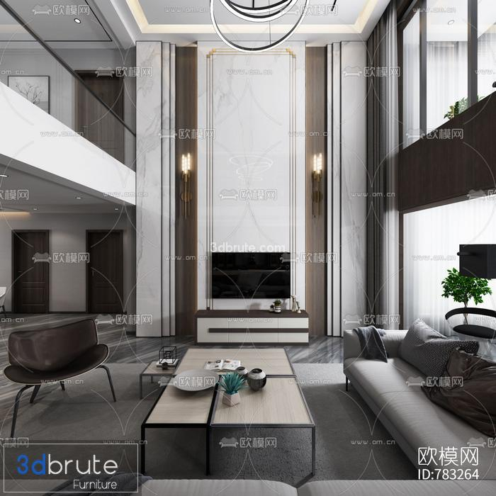 Sell Void living room 2019 vol1 3d model - Download Buy -3dbrute