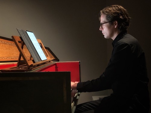 Concentration: harpsichord performance at the Art Gallery of Ontario.
